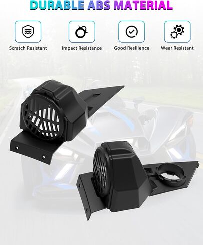 حاويات مكبر الصوت 6.5 "لقرون Polaris Slingshot 2020-2025 ، مقعد خلفي 6.5 بوصة مكبرات الصوت يركع قوس Polaris Slingshot sl sl r le 2020-2025 الملحقات (2pcs) in Saudi Arabia