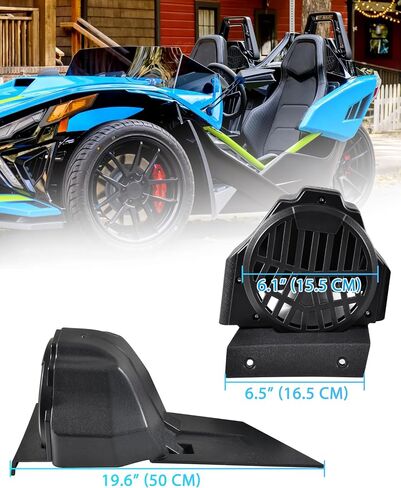حاويات مكبر الصوت 6.5 "لقرون Polaris Slingshot 2020-2025 ، مقعد خلفي 6.5 بوصة مكبرات الصوت يركع قوس Polaris Slingshot sl sl r le 2020-2025 الملحقات (2pcs) in Saudi Arabia