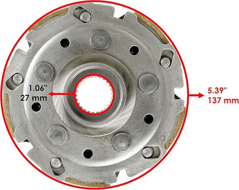 Caltric Wet Clutch Carrier Shoes Compatible with Kawasaki 41036-0639 Clutch Carrier in Saudi Arabia