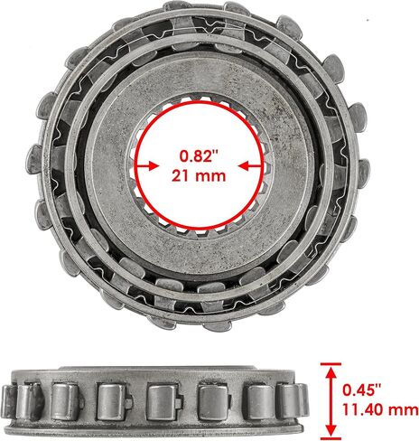 Caltric Clutch Housing Drum في اتجاه واحد مع حامل الحاملة وحشية متوافقة مع Kawasaki Bayou 220 KLF220A 1988-2002 in Saudi Arabia