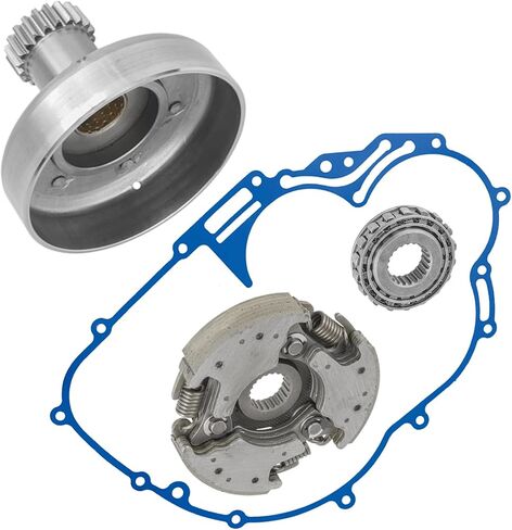 Caltric Clutch Housing Drum في اتجاه واحد مع حامل الحاملة وحشية متوافقة مع Kawasaki Bayou 220 KLF220A 1988-2002 in Saudi Arabia