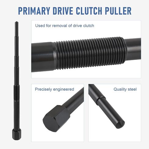 Primary Drive Clutch Puller Tool fit for Polaris RZR 900/1000/XP, Ranger 1000/900, General 4/1000 XP, Scrambler 1000/850, Sportsman 1000/850, Snowmobile 340/700/800 Replace# 2872085 2875567 (Black) in Saudi Arabia