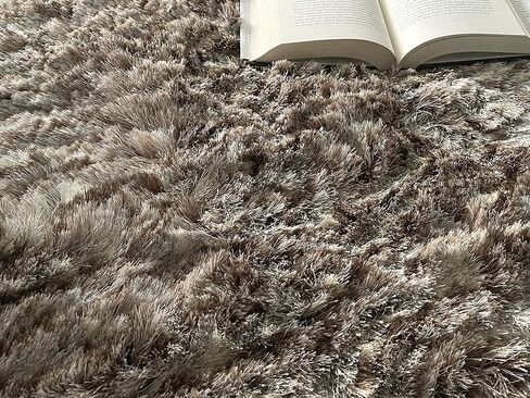 Handmade Carpet Mink Shag Easy Maintenance Rug for Living Room, Bed Room & Family Room Floors (5' x 7') in Saudi Arabia
