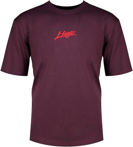 شعار Hugo Men's Script Logo Shirt Sleeve Tshirt in Kuwait