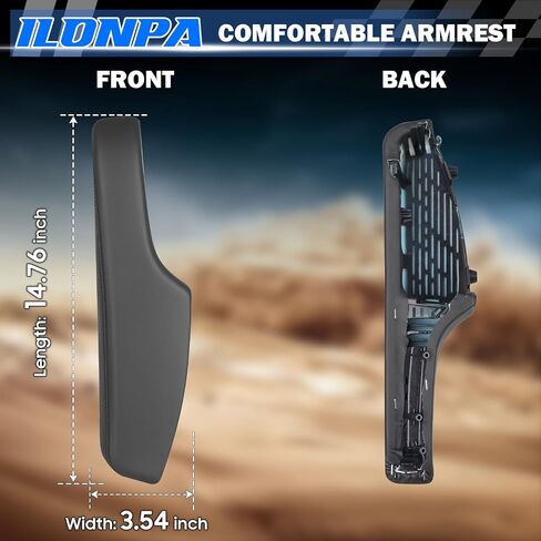 Left Driver Side Armrest Front Inner Door Trim for Chrysler 300 Dodge Charger 2011-2023 (Left Driver Side) in Saudi Arabia