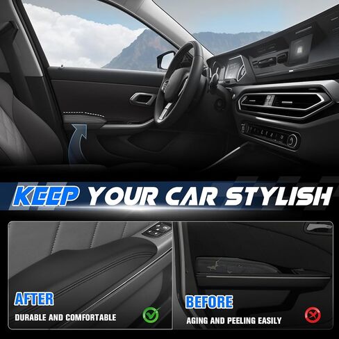 Left Driver Side Armrest Front Inner Door Trim for Chrysler 300 Dodge Charger 2011-2023 (Left Driver Side) in Saudi Arabia