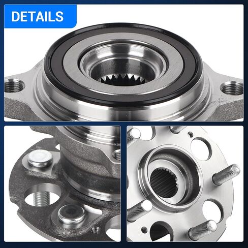 Autoround 512345 محمل العجلات الخلفية وتجميع المحور متوافق مع Honda CR-V 4WD 2007-2011 ، Acura RDX 2007-2012 ، RDX AWD 2017-2018 ، 5 LUG in Saudi Arabia