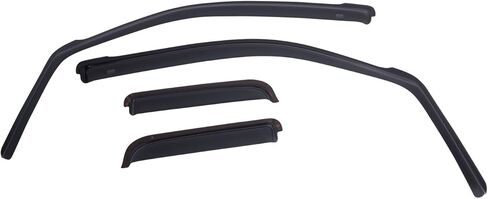 EGR 572451 Window Visors Full Set Truck Accessory with Smooth Smoke Finish, Compatible for Select 2002 to 2008 Dodge Ram 1500 Models in Saudi Arabia