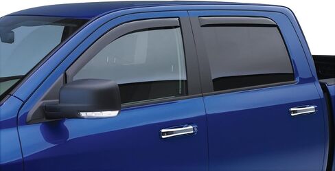 EGR 572451 Window Visors Full Set Truck Accessory with Smooth Smoke Finish, Compatible for Select 2002 to 2008 Dodge Ram 1500 Models in Saudi Arabia