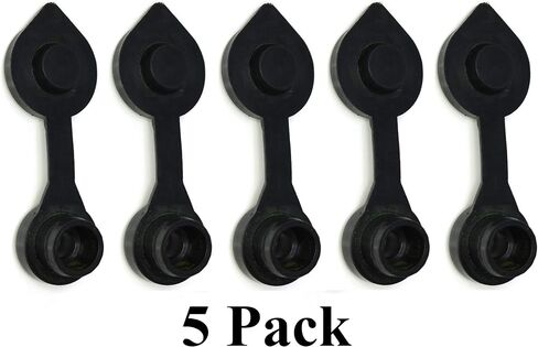 JSP Manufacturing 5 Pack Universal Black Fuel Gas Can Can jug Vent Caps متوافقة مع Chilton Briggs Rotopax in Saudi Arabia