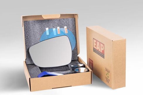 EAP Driver Side Mirror Glass Compatible with Hyundai Elantra 2011-2016 (Korea Built), Elantra GT 2013-2017, Veloster 2011-2017, Heated, 876113X070 876113X570 876113Y500 876112V110 876112V310 in Saudi Arabia