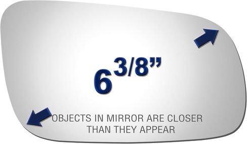 JZSUPER Side Mirror Glass fit VW 1999-2002 Cabrio 1999-2006 Golf 1999-2005 Jetta 1998-2004 Passat Passenger Right Side RH Convex, Including Adhesive in Saudi Arabia