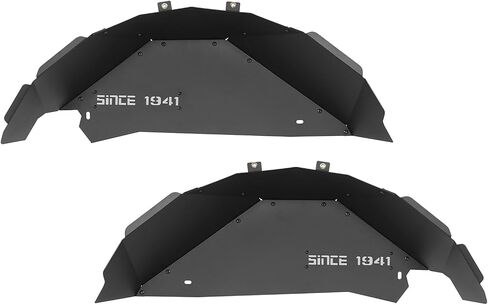 HOOKE ROAD Aluminium Wrangler JK Bear Fender Liners Wheel Well Liner for 2007-2018 Jeep Wrangler JK & Unlimited 2/4 Doors ، 2pcs Cover Lightweight Guard in Saudi Arabia