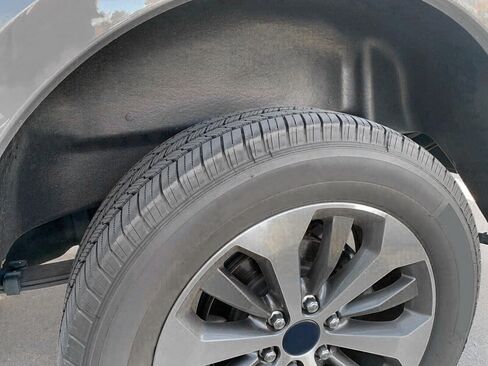 مناسبة لبطانات الآبار العجلة الخلفية - حراس الحاجز الأسود للفترة 2015-2020 Ford F -150 (يستبعد رابتور) - غطاء الطين المتين ، الزوج in Saudi Arabia