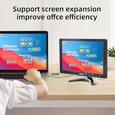 15.6 بوصة شاشة الكمبيوتر 1600 × 900 جهاز كمبيوتر صغير مع منافذ HDMI VGA AV BNC USB ، 60 هرتز ، 5 مللي ثانية ، VESA ، التحكم عن بُعد ، مكبرات صوت مدمجة في Office Home Office in Kuwait