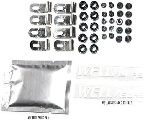WellVisors Window Visors Wind Deflectors Compatible with Toyota 2003-2009 4Runner Premium Series Rain Guards 3-847TY025 in Saudi Arabia