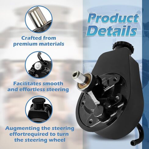 Power Steering Pump Compatible with Mercruiser gas engine fit for 4.3L 262 V6, 5.0L 305 V8, 5.7L 350 V8 Alpha Bravo, 5.8L 357 Alpha, 6.2L 377 V8, 6.3L 383 Bravo, 6.3L 385, 7.4L 454 V8, 8.2L 502 V8 in Saudi Arabia