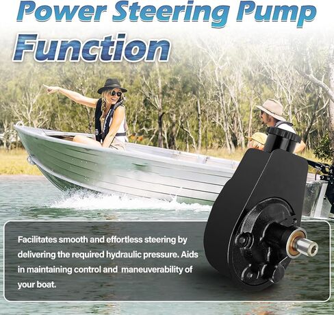 Power Steering Pump Compatible with Mercruiser gas engine fit for 4.3L 262 V6, 5.0L 305 V8, 5.7L 350 V8 Alpha Bravo, 5.8L 357 Alpha, 6.2L 377 V8, 6.3L 383 Bravo, 6.3L 385, 7.4L 454 V8, 8.2L 502 V8 in Saudi Arabia