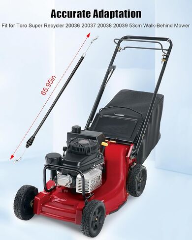 كابل الفرامل ملائمة لـ Toro Super Recycler 20036 20037 20038 20039 20779 20040-20048 20781 20783 1999-2001 21 "Walk-Behind Lawn Mowers استبدال 100-1186 in Saudi Arabia