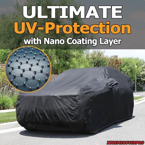 تغطية السيارة تناسب 2019 2020 2021 2022 2023 2024 2025 Audi Q8 SQ8 RSQ8 SQ8 Xtremecoverpro Diamond Series Black in Kuwait