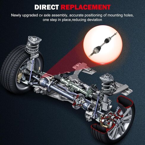 CCIYU 66-5204 CV AXLE SHAFT ASSEMBLY FIT 2000-2005 لـ TOYOTA CELICA 1.8L ، 2005-2006 TOYOTA COROLLA in Saudi Arabia