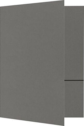 LUXPaper 6" x 9" Small Presentation Folders | Two Pocket | Nautical Blue Linen | 100lb. Cover | 50 Qty in Saudi Arabia