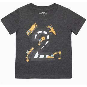 Lampu Birthday Boy Shirts Construction Excavator Cotton Short Sleeve T-Shirt 2-6 Years in Kuwait