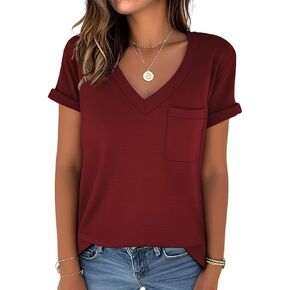 قمم الصيف النسائية الخامس القمصان T stirts فضفاضة قمصان تناسب التمرين 2025 in Kuwait