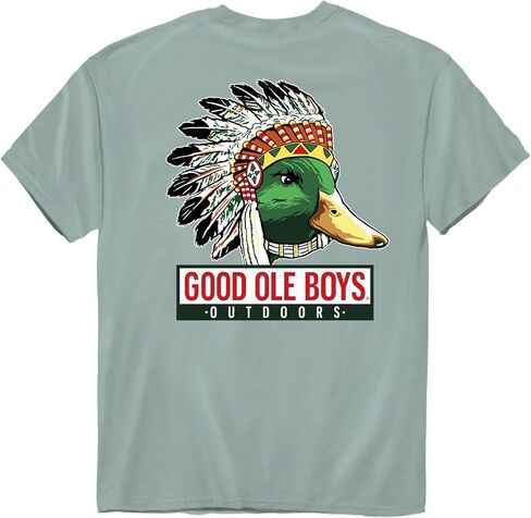 Mallard Duck Indian Chief Good Ole Boys T Shirt in Saudi Arabia