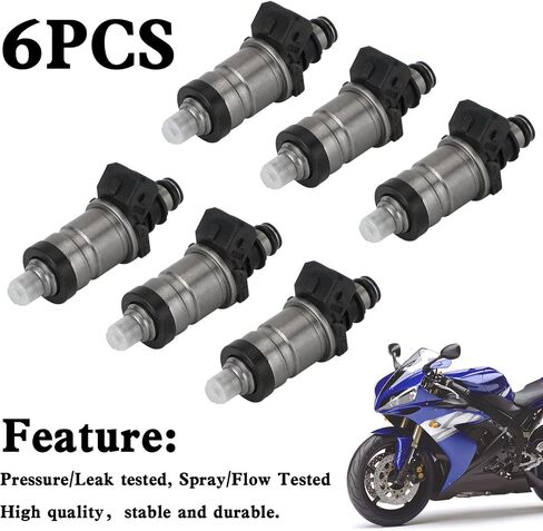 6pcs حقن الوقود تتناسب مع yamaha 150/200/225 حصان 2 السكتة الدماغية ، OEM رقم: 65L-13761-00-00 in Kuwait