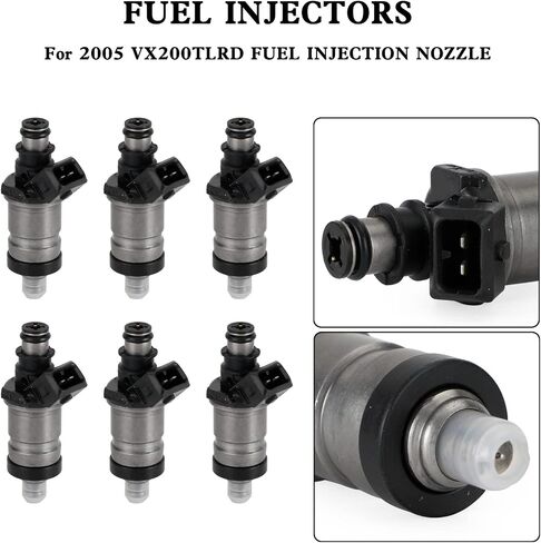 6pcs حقن الوقود تتناسب مع yamaha 150/200/225 حصان 2 السكتة الدماغية ، OEM رقم: 65L-13761-00-00 in Kuwait