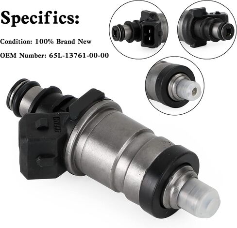 6pcs حقن الوقود تتناسب مع yamaha 150/200/225 حصان 2 السكتة الدماغية ، OEM رقم: 65L-13761-00-00 in Saudi Arabia