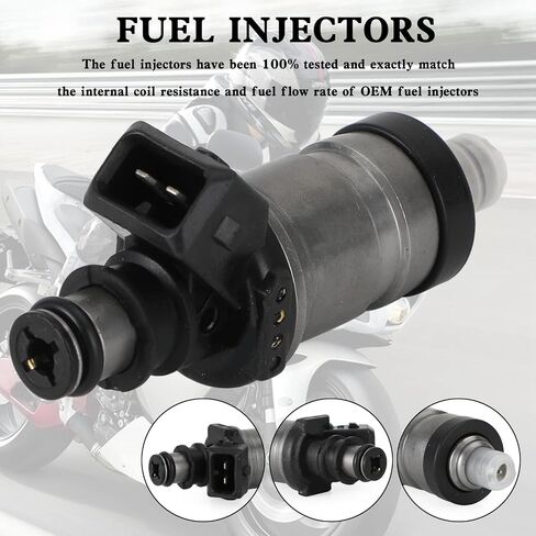 6pcs حقن الوقود تتناسب مع yamaha 150/200/225 حصان 2 السكتة الدماغية ، OEM رقم: 65L-13761-00-00 in Saudi Arabia