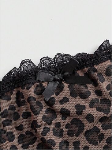 WDIRARA Women's Plus Size 2 Piece Outfits Leopard Print Ruffle Layered Shorts Sets in Saudi Arabia