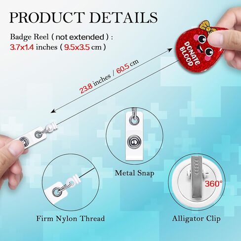 Funny Anesthetist Retractable Badge Reel, Sedation Squad Silver Glitter Badge Reel with Alligator Clip, Medicine Bottles Acrylic Badge, Funny ID Badge Holder Gift for ER ICU Nurse Surgeon in Kuwait