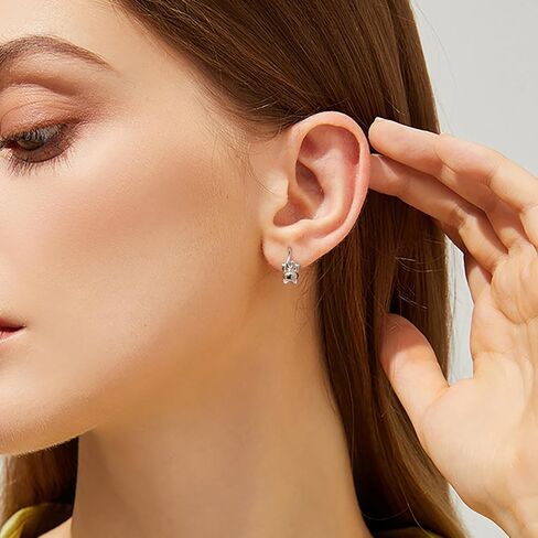 Cute Hoop Earrings for Women Dragon/Cat Earrings 14K Gold Plated Dainty Huggies Earring Animals Jewerly in Kuwait