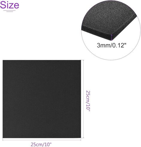 DMiotech 8 Pack 9.8 x 9.8 Inch 3mm Thick EVA Foam Sheets for Arts and Crafts Craft Foam Sheets Yellow in Saudi Arabia