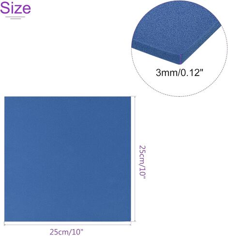 DMiotech 8 Pack 9.8 x 9.8 Inch 3mm Thick EVA Foam Sheets for Arts and Crafts Craft Foam Sheets Yellow in Saudi Arabia
