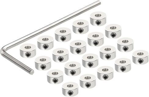 MECCANIXITY 10Pcs Landing Gear Stopper 1.55 x 6mm/0.06"x 0.24" Plane Wheel Collar Block with Wrench for RC Airplane Model Remote Aircraft in Saudi Arabia