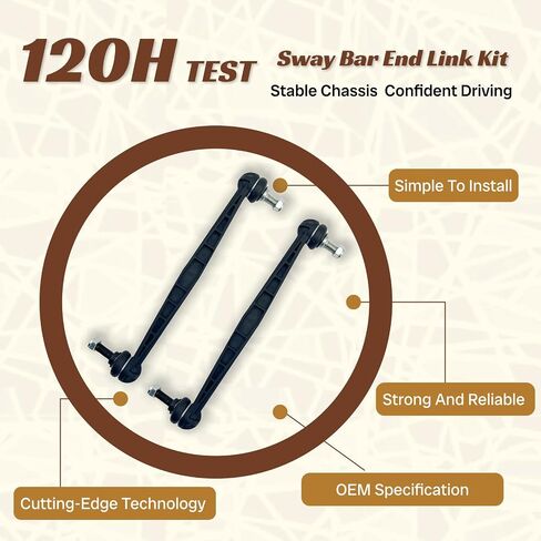 K750630 2PC Front Stabilizer Sway Bar End Link Fit for Chevy 2012 2013 2014 2015 2016 2017 2018 2019 2020 Sonic in Kuwait