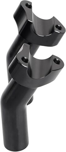 6" Tall Pullback Handlebar Risers Fit for Harley Dyna Street bob Fat Boy Wide Glide Low Rider Softail Sportster (1 inch Handlebars), Black in Kuwait