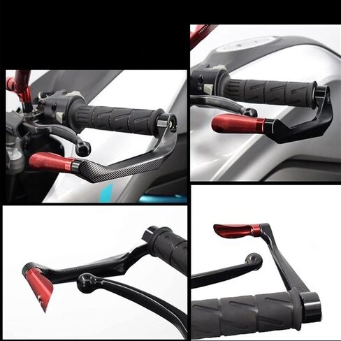الحراس اليدوية لـ Ducati Hypermotard 1100 796 821 939SP Evo SP دراجة نارية CNC CNC Grips Guard Brake Brake Brake Guard Guard (اللون: أحمر) in Saudi Arabia