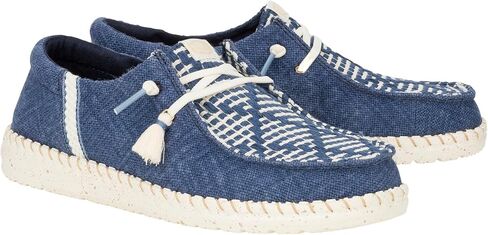 HEYDUDE Wendy Funk Coastal Jute Pink Size 10, Women’s Shoes, Women’s Slip-on Loafers, Comfortable & Light-Weight in Saudi Arabia