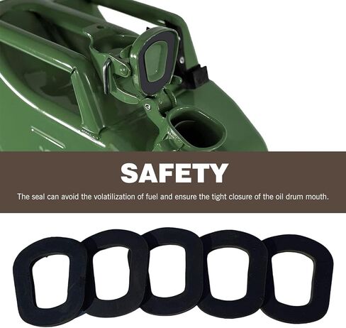 5 PCS CAN CAN CAN CAPKETS ، 2.12 "OD Rubber Fuel Can Capkets لخزان زيت الناتو 5 جالون ، يمكن للجيري استبدال غسالات ، غسالات ختم زيت السيارات ، ملحقات السيارات العالمية in Saudi Arabia