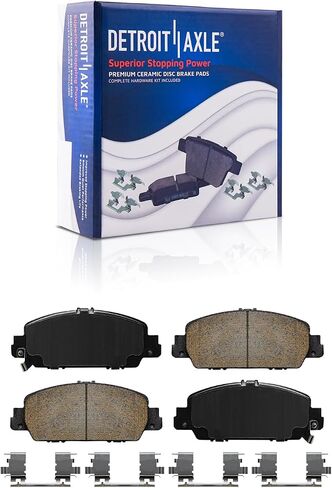 Detroit Axle - مجموعة الفرامل الأمامية لعام 2013-2023 Honda Accord حفر ومقاطع فرامل من وسادات الفرامل السيراميك مع استبدال الأجهزة: 11.54 "بوصة الدوار in Saudi Arabia