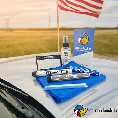 American Touch Up Paint Exact Match Compatible with Toyota Quicksand 4V6 - Paint Pen Brush, Basecoat/Clearcoat in Saudi Arabia