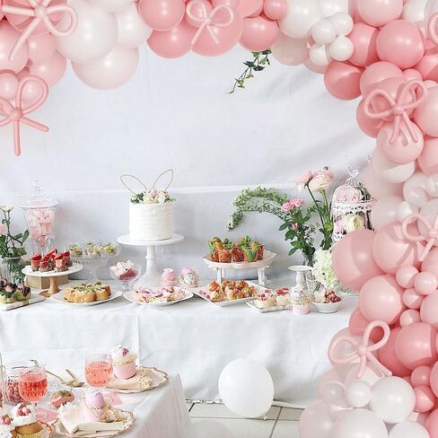 Pink Balloon Arch Kit, 145Pcs Baby Shower Birthday Decor in Saudi Arabia
