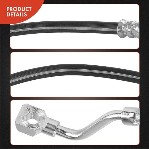 A -Premium Front Maptenger Brake Hose hose متوافق مع طرازات Chevy و Buick و Oldsmobile و Pontiac - Lumina و Monte Carlo و Cutlass Supreme و Regal و Grand Prix - استبدل# 10112054 in Saudi Arabia