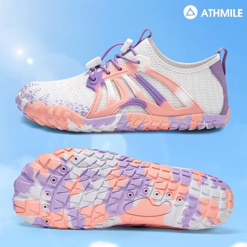 أحذية مياه Athmile للنساء رجال جاف جاف حافي القدمين أحذية السباحة غير المنقولة لخوض التجديف التجديف بالتجديف بالركض in Kuwait