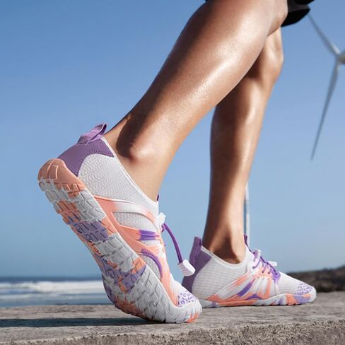 أحذية مياه Athmile للنساء رجال جاف جاف حافي القدمين أحذية السباحة غير المنقولة لخوض التجديف التجديف بالتجديف بالركض in Kuwait